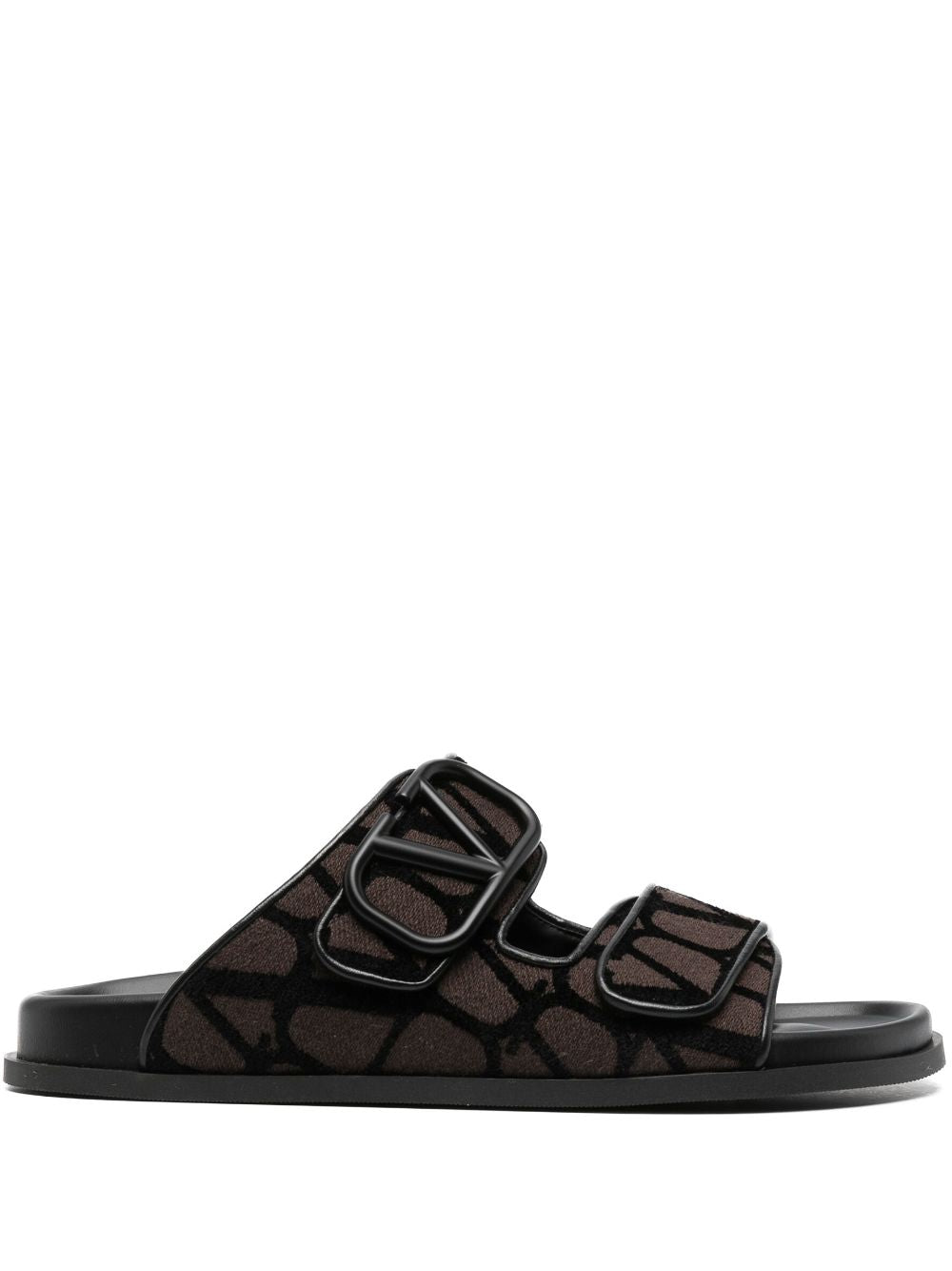 Valentino Garavani V Logo Toile Iconographe Sandals - Banlieue91 -