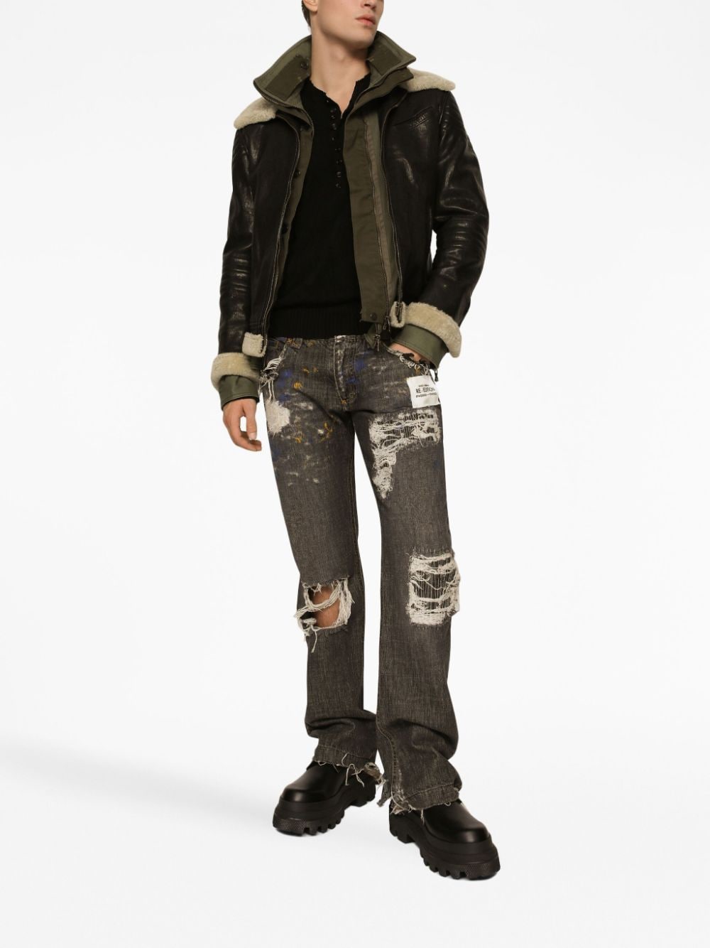 Dolce & Gabbana Ripped Denim Jeans - Banlieue91 -