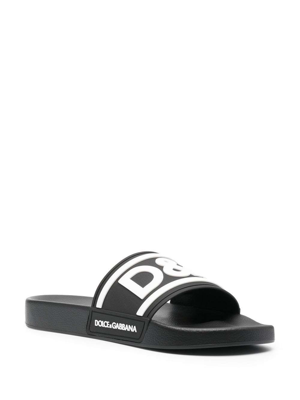 Dolce & Gabbana Dg Rubber Pool Slides - Banlieue91 -