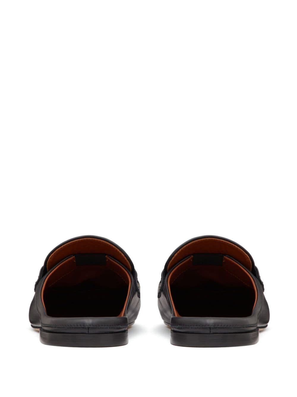 Valentino Garavani V Logo Signature Leather Slippers