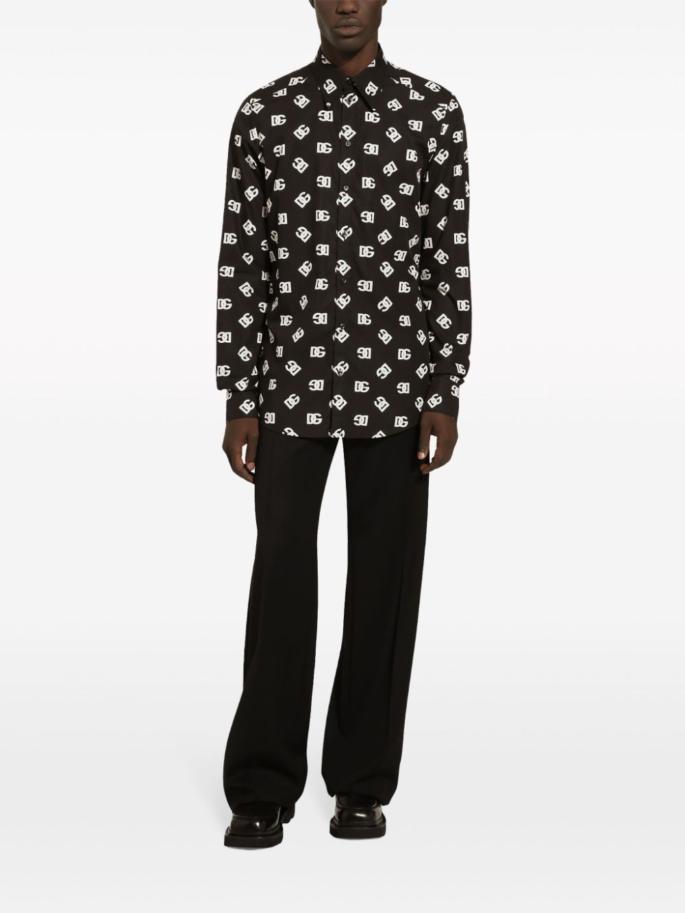 Dolce & Gabbana Allover Logo Shirt - Banlieue91 -