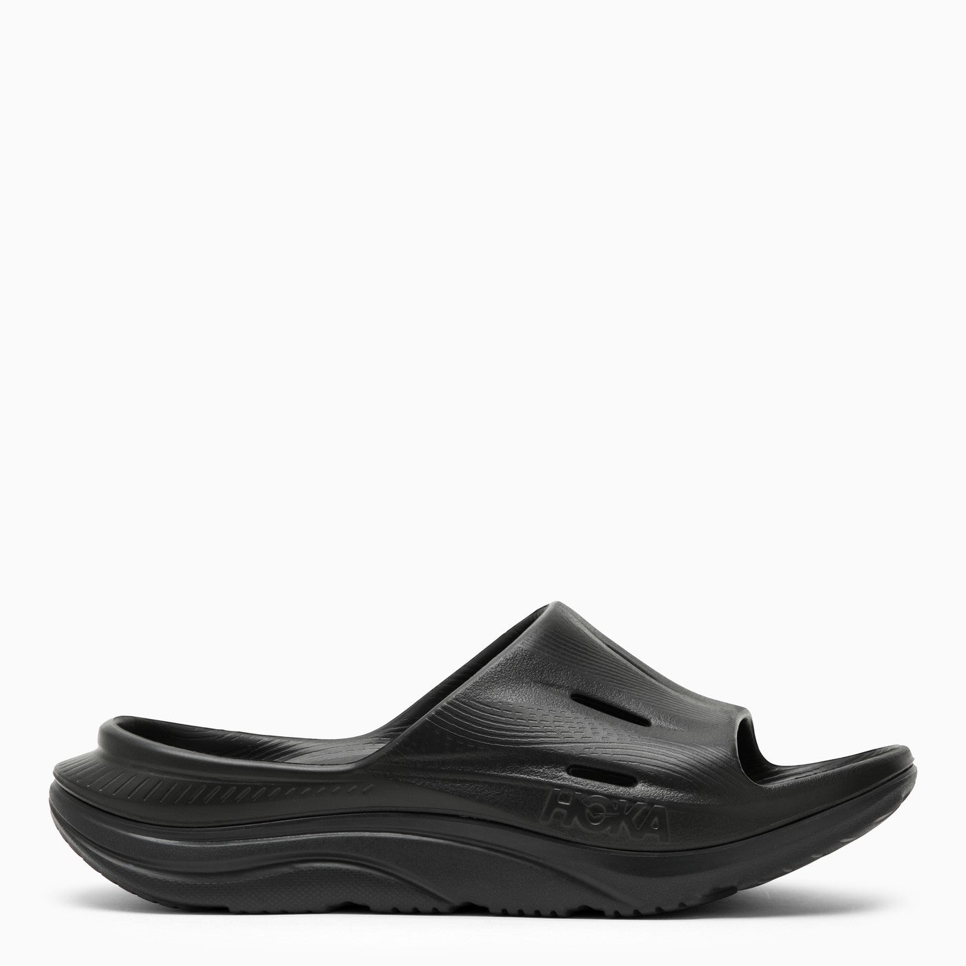 Hoka One One Black Ora Recovery Slide 3 - Banlieue91 -