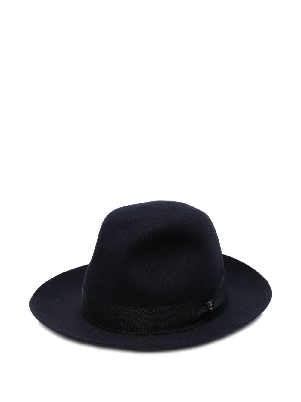 BORSALINO Wide Brim Felt Hat with Ribbon Band and Bow Detail - Banlieue91 -
