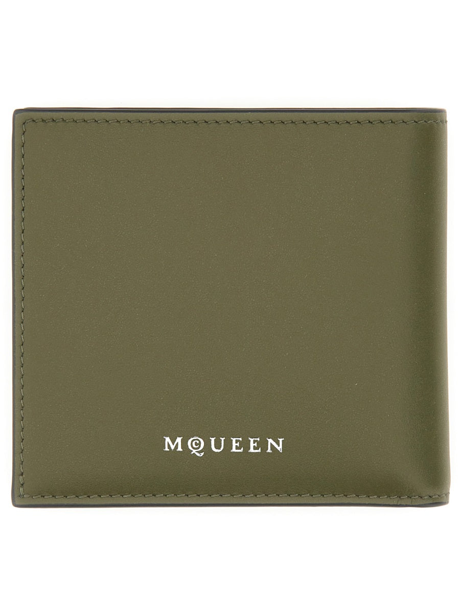 ALEXANDER MCQUEEN Mini 100% Leather Skin Wallet for Men - Banlieue91 -