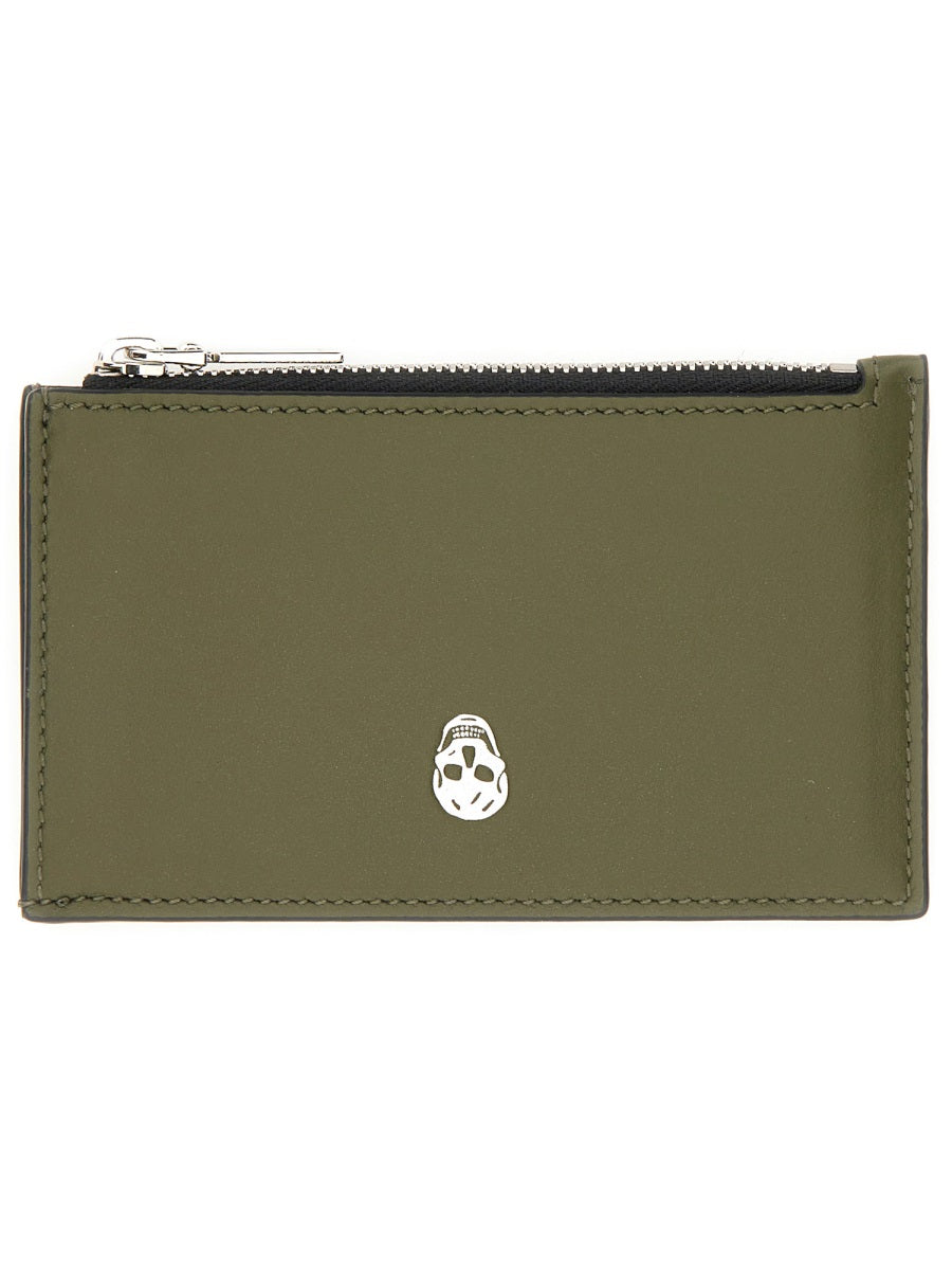 ALEXANDER MCQUEEN Mini Leather Skin Wallet - Banlieue91 -