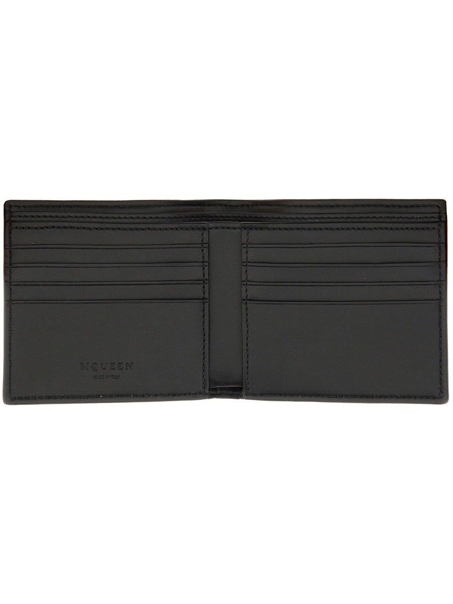 ALEXANDER MCQUEEN Mini Leather Skin Wallet for Men - Banlieue91 -