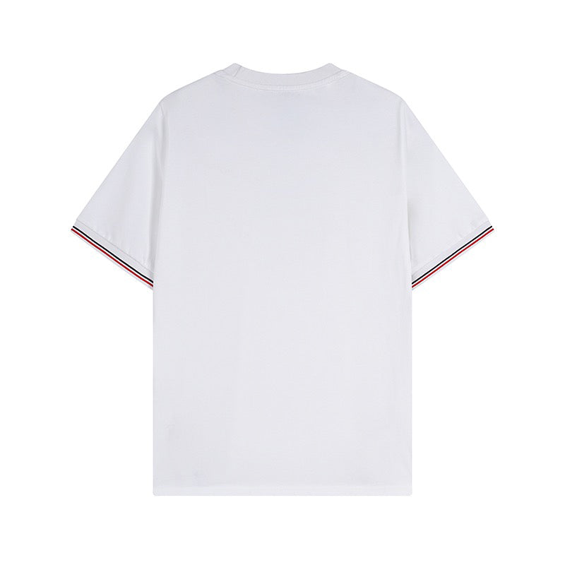 Thom Browne T-Shirt Without Collar 'White' - Banlieue91