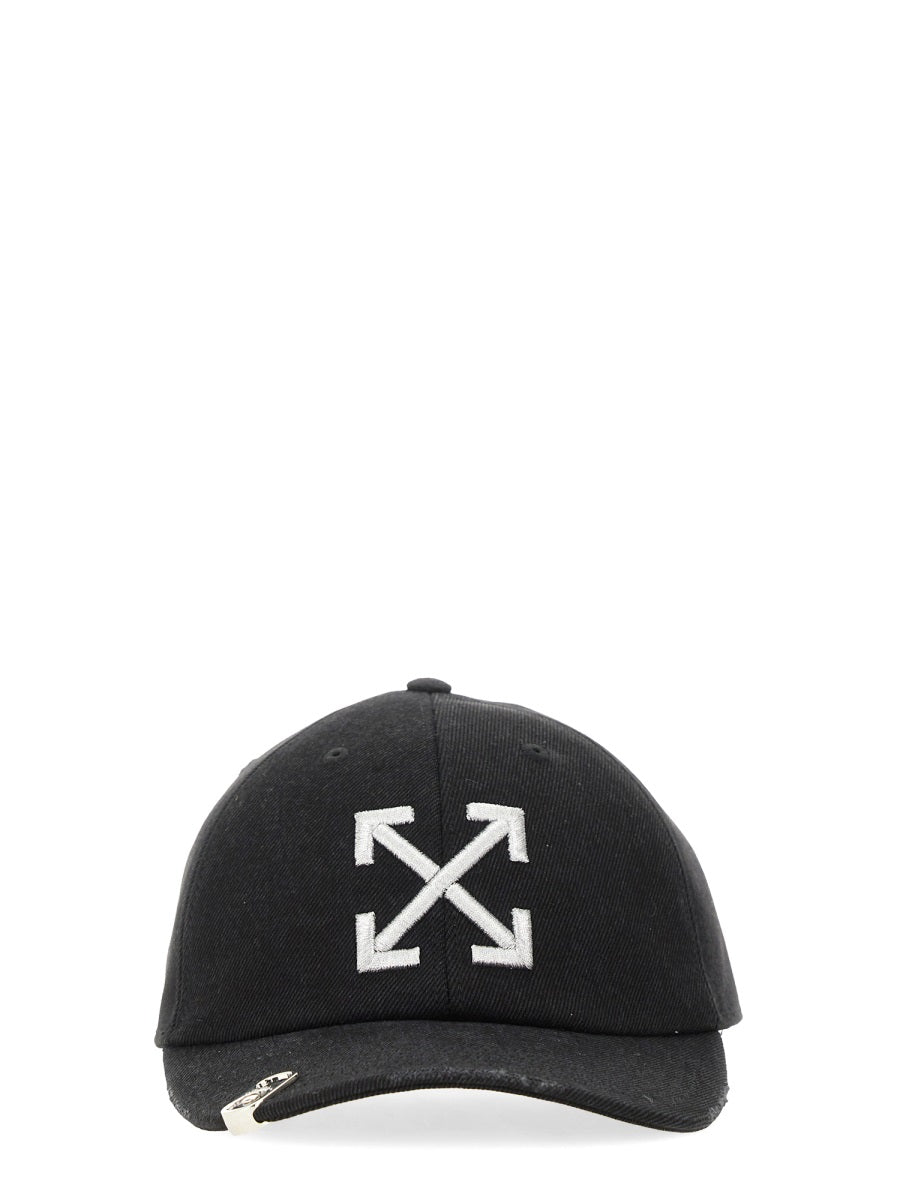 OFF-WHITE Embroidered Hat for Men - FW25 Collection - Banlieue91 -
