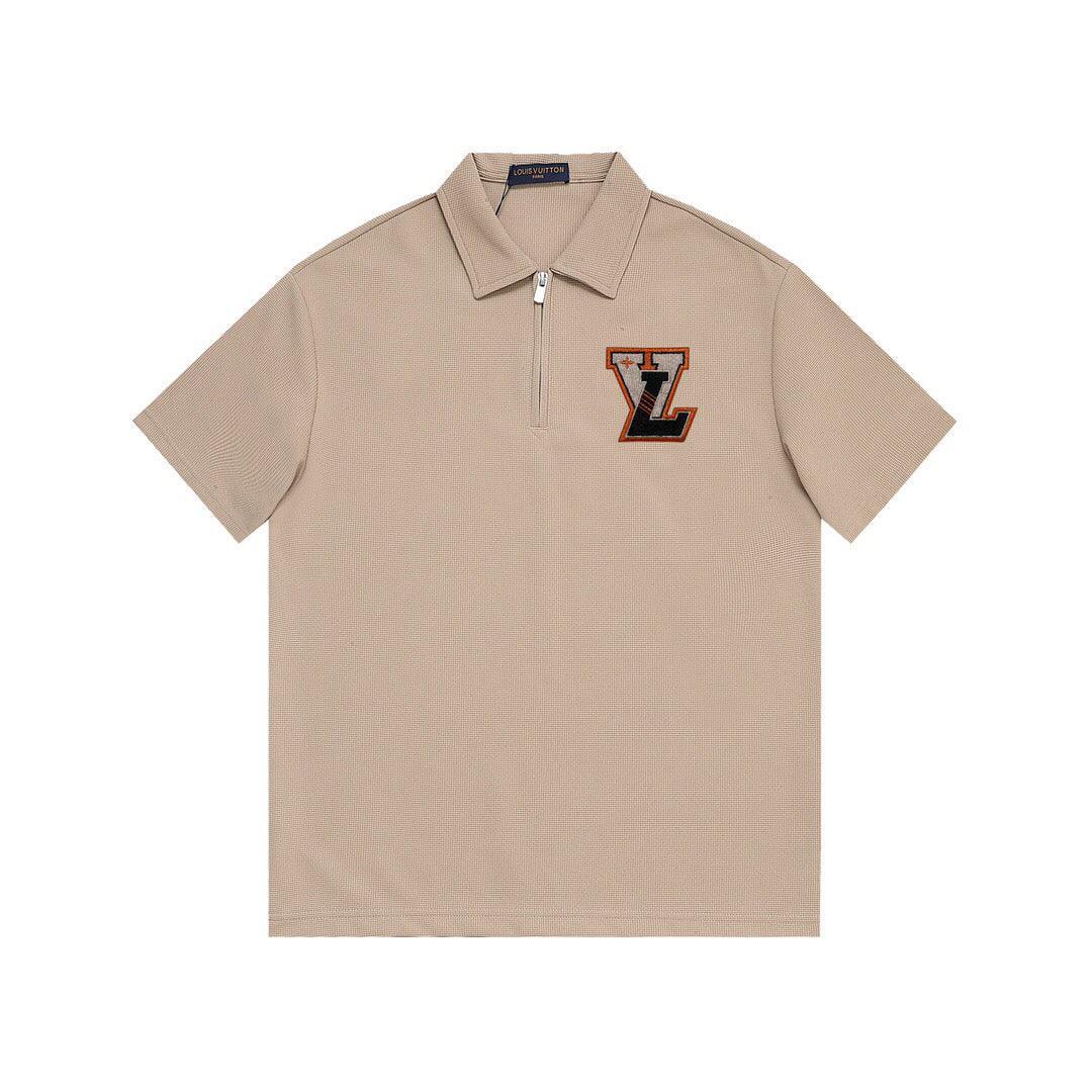 Louis Vuitton Beige T-Shirt with Collar - Banlieue91