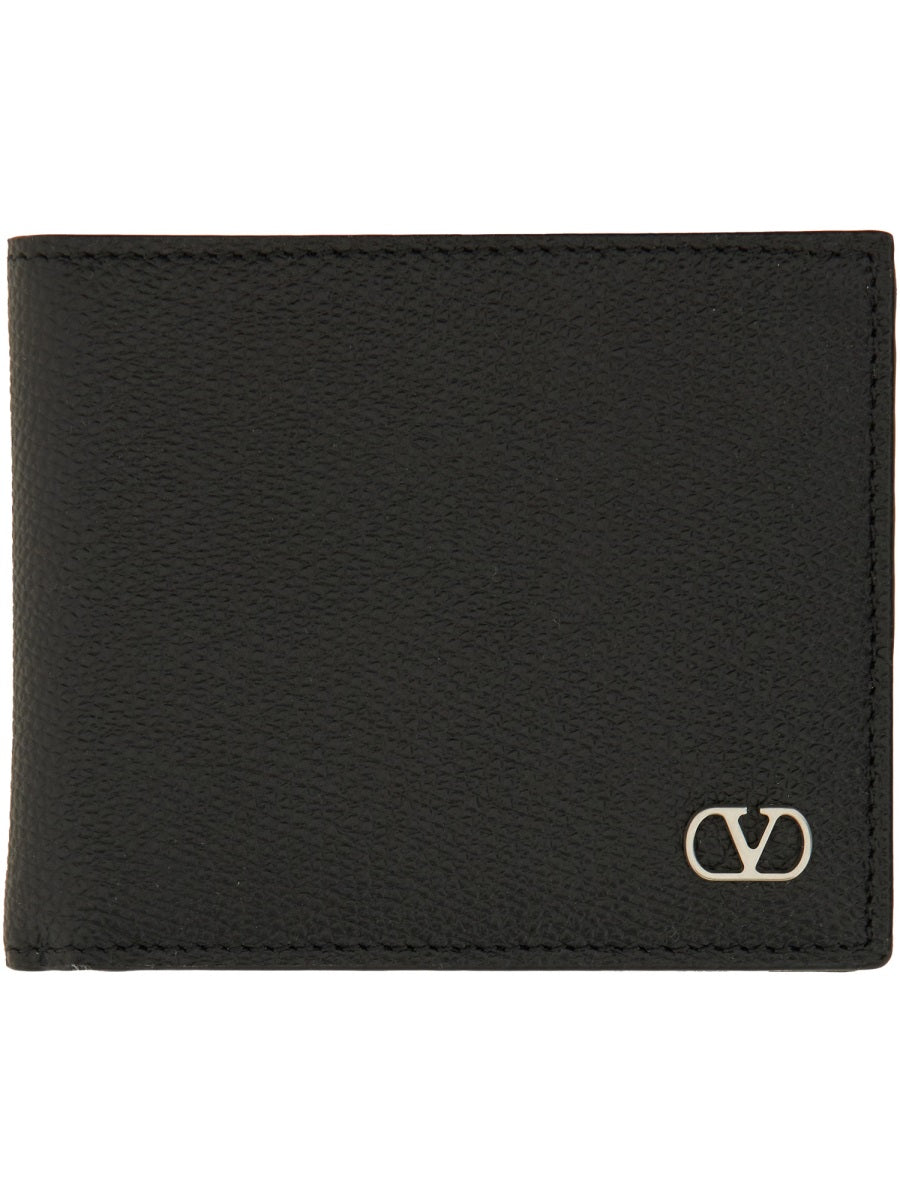 VALENTINO GARAVANI Mini Signature Grainy Calfskin Wallet - Banlieue91 -