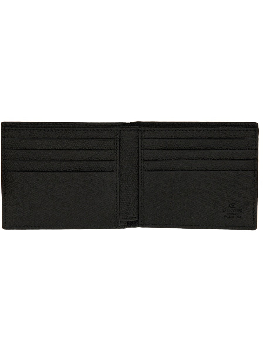 VALENTINO GARAVANI Mini Signature Grainy Calfskin Wallet - Banlieue91 -