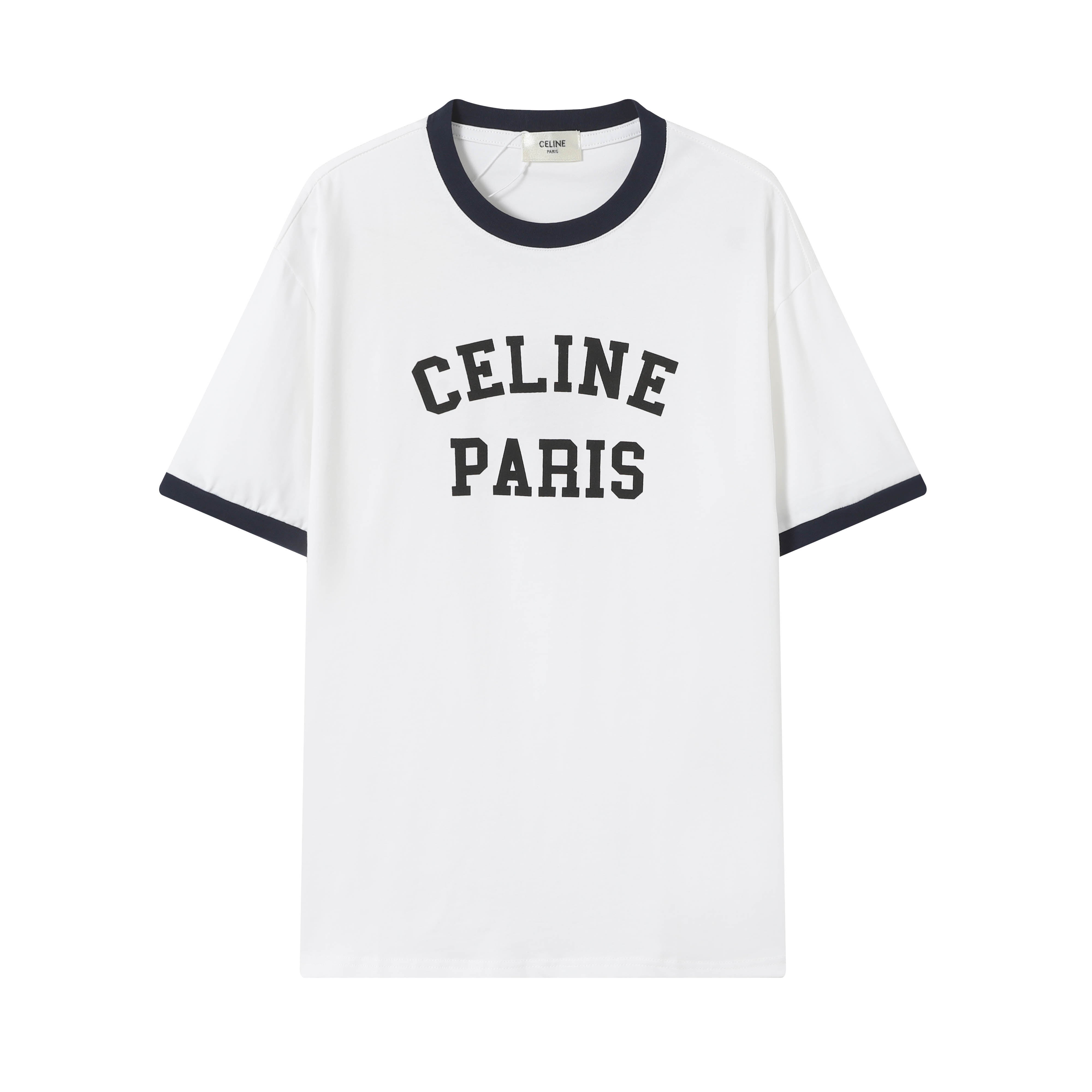CELINE PARIS loose t-shirt in cotton jersey - Banlieue91 -