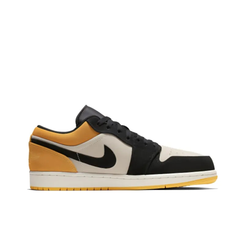 Air Jordan 1 Low Sail University Gold Black