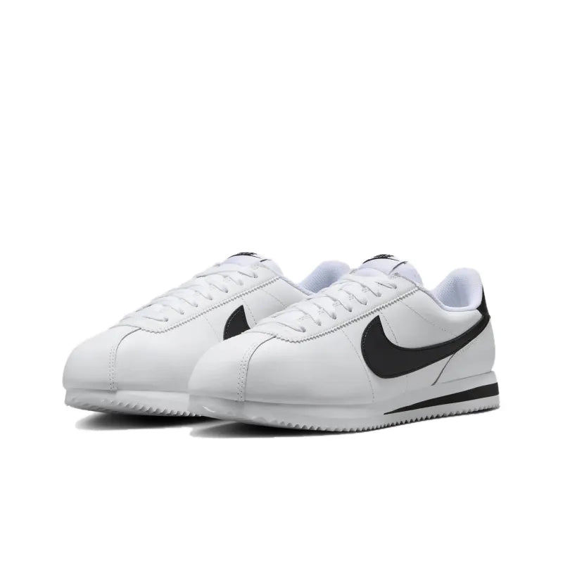 Nike Cortez Leather White Black - Banlieue91 -