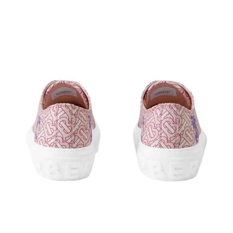 Burberry EKD Monogram Pattern Flatform Pink - Banlieue91 -