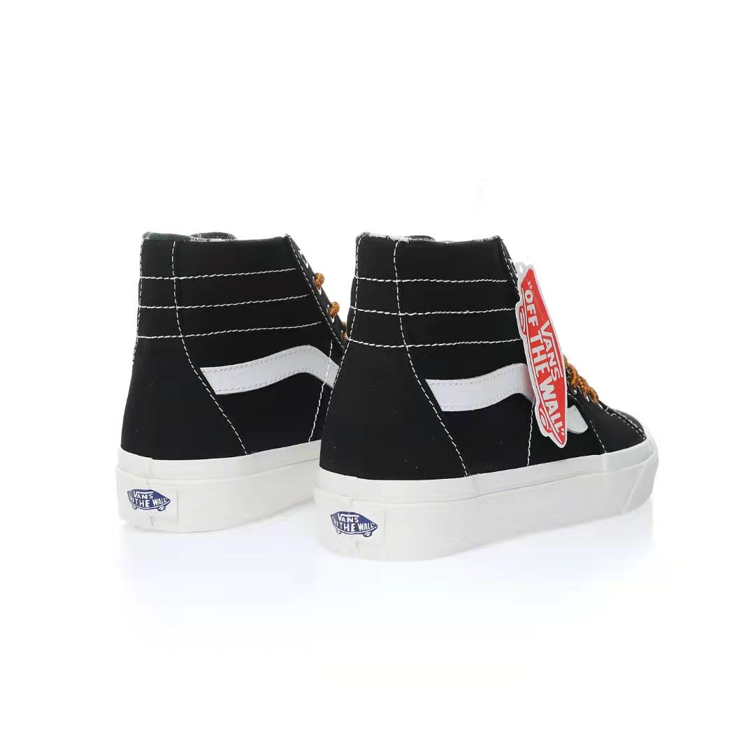 Vans Sk8-Hi Ca Throwback "Black/White/Brown" - Banlieue91 -