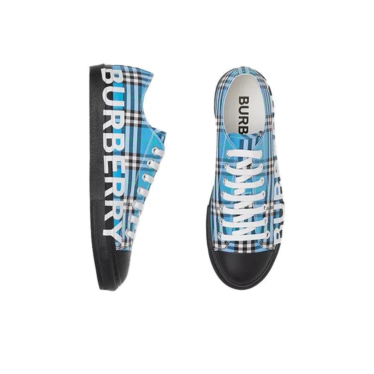 Burberry Low Top Stylish Skateboarding 'Azure Blue' - Banlieue91 -