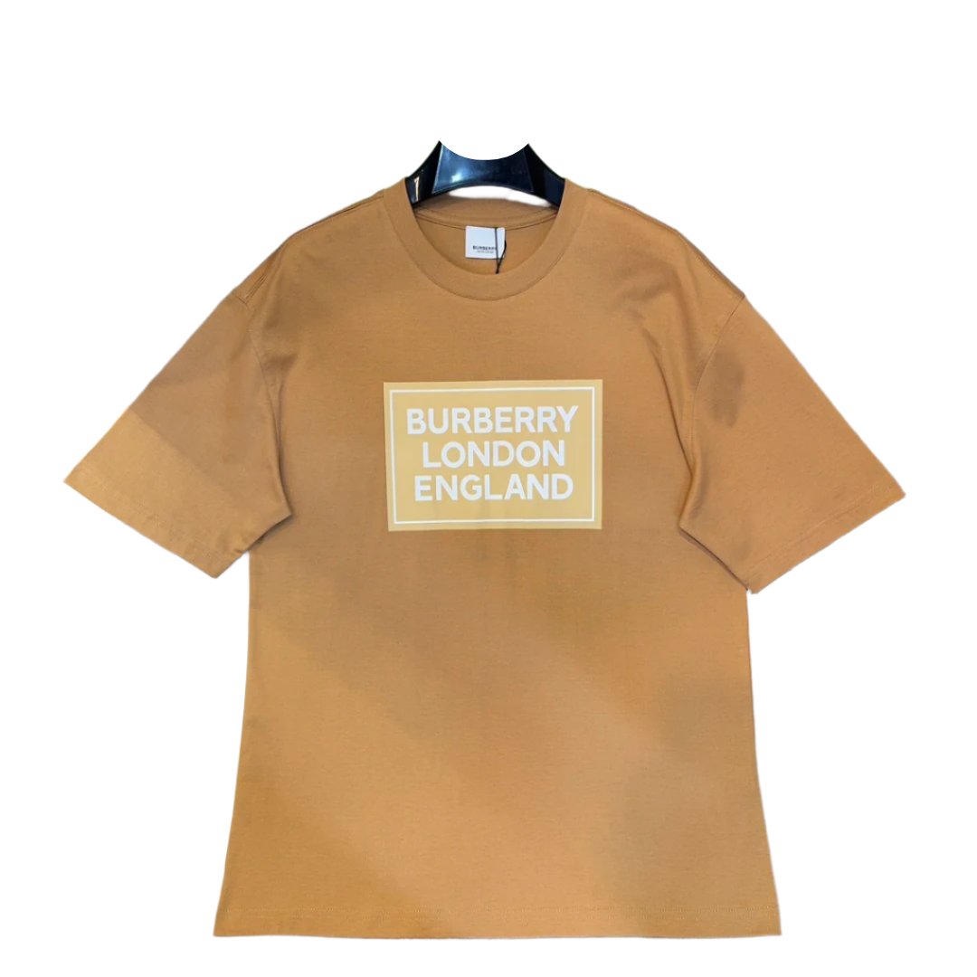 Burberry Brown & Beige T-Shirt Without Collar - Banlieue91