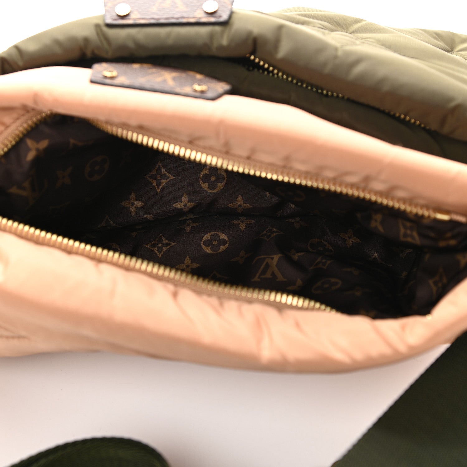 Louis Vuitton Econyl Monogram Pillow Maxi Multi Pochette Accessories Kaki Beige - Banlieue91