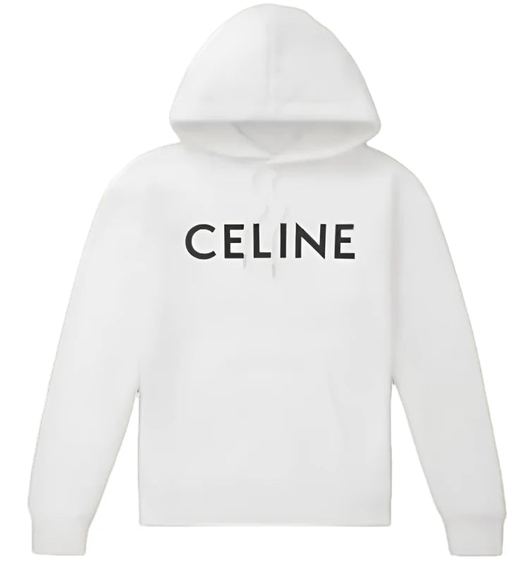 Celine Loose Hoodie White - Banlieue91