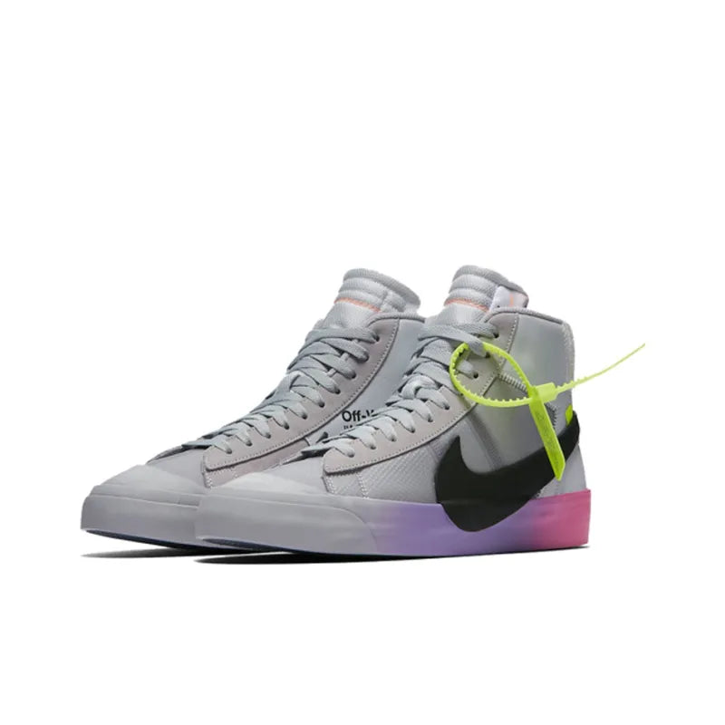 Nike Blazer Mid Off White Wolf Grey Serena Queen