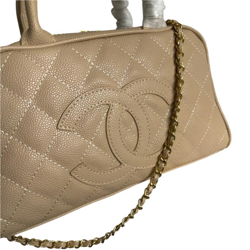 Chanel Timeless CC Bowler Bag Quilted Caviar Small - Banlieue91