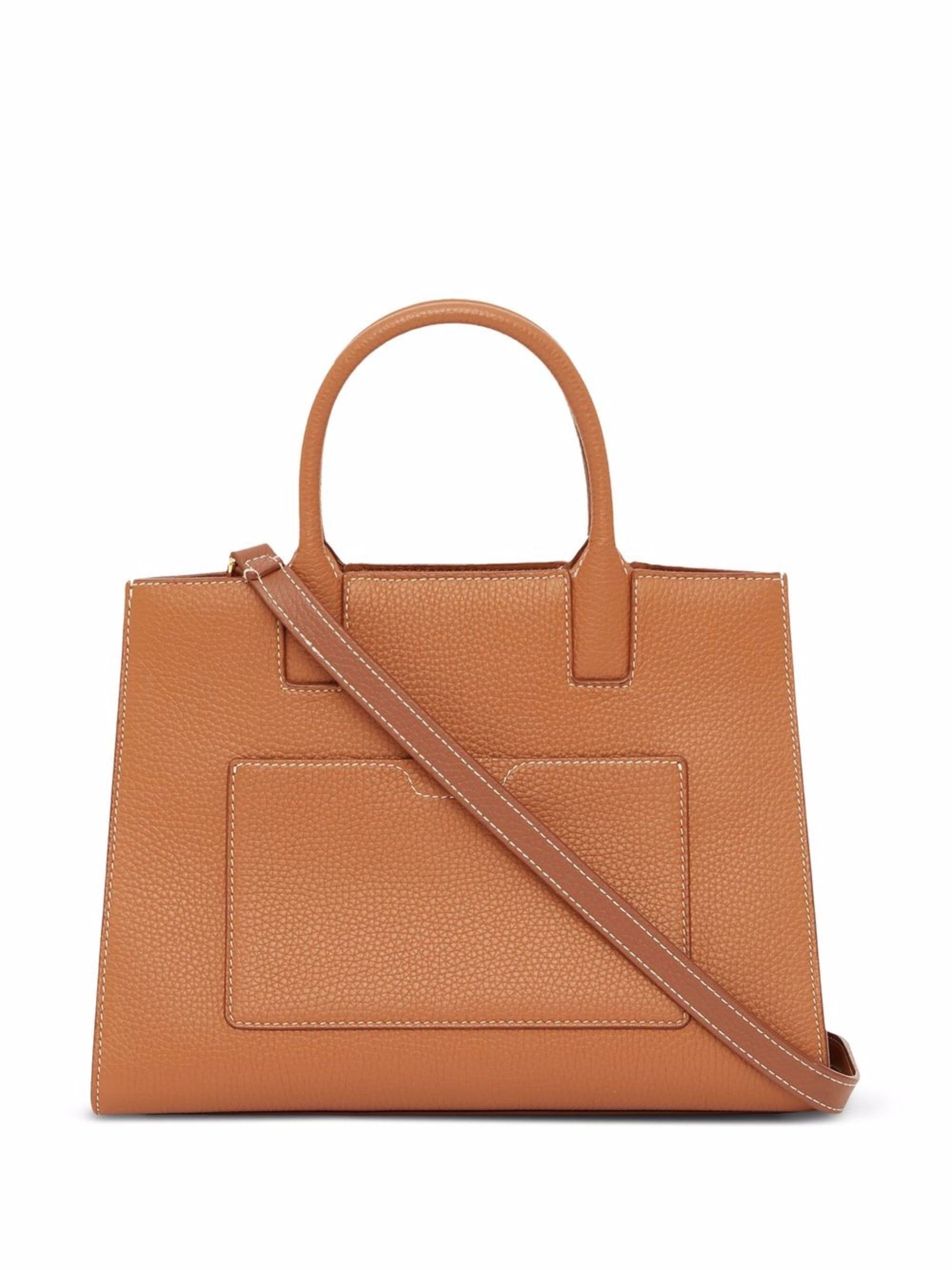 Burberry mini Frances leather tote bag