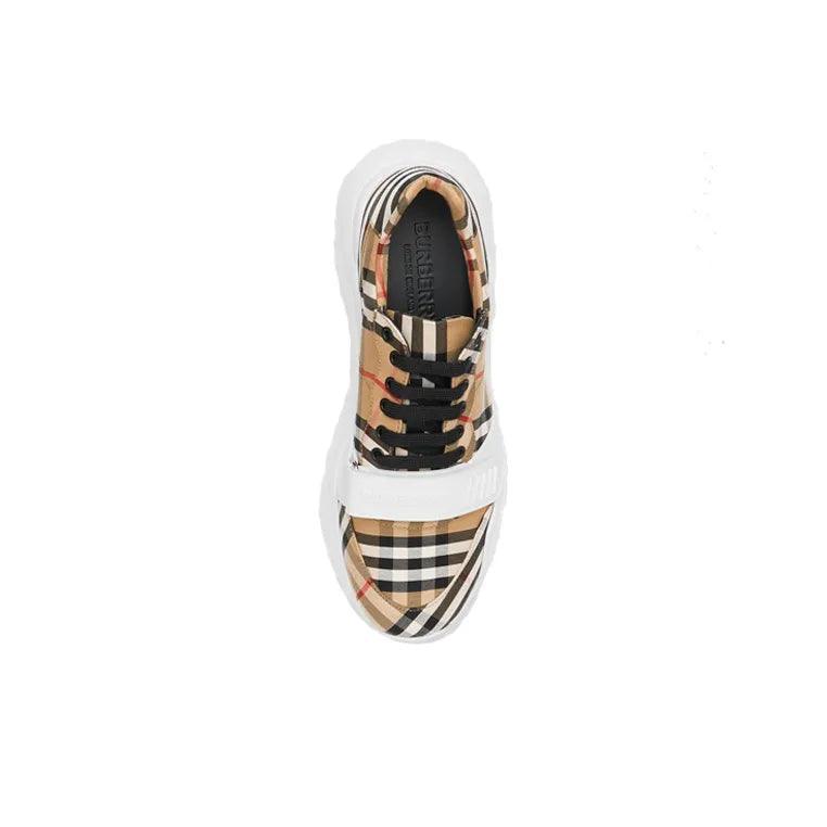 Burberry Vintage Check Cotton Archive Sneakers Beige - Banlieue91 -