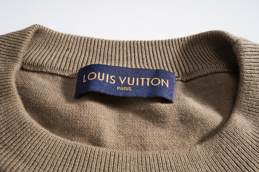 Louis Vuitton T-Shirt Without Collar 'Beige' - Banlieue91