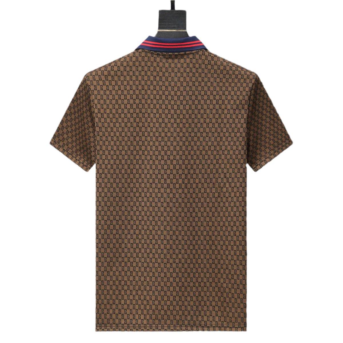 Gucci Brown T-shirt with a collar - Banlieue91