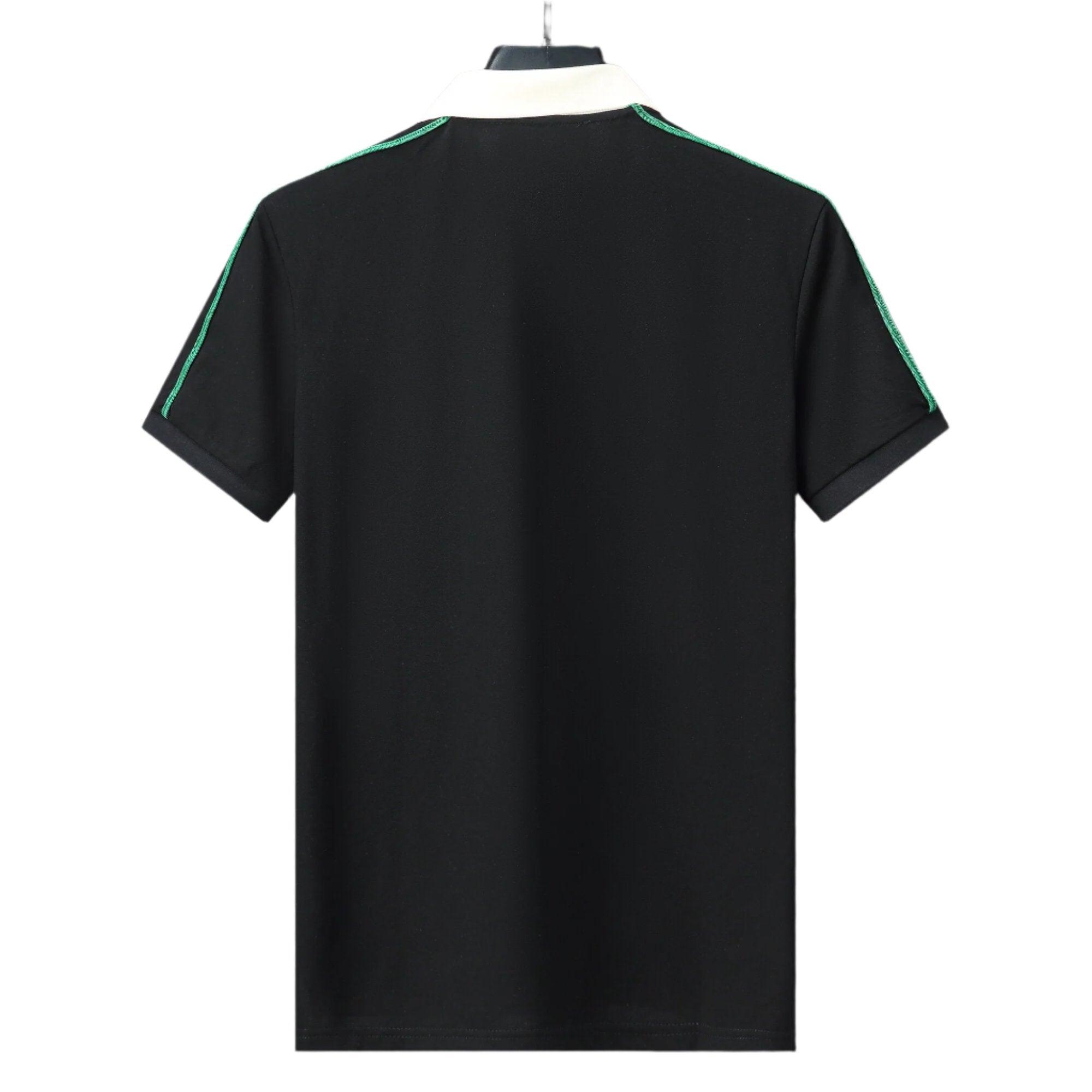 Gucci Black T-shirt with a collar - Banlieue91