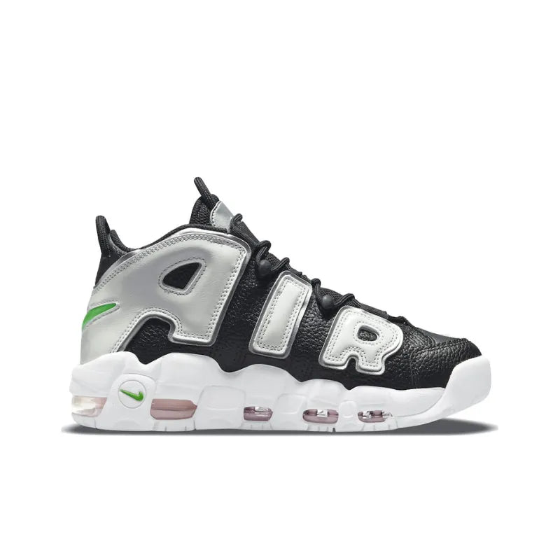 Nike Air More Uptempo Black White Green - Banlieue91 -