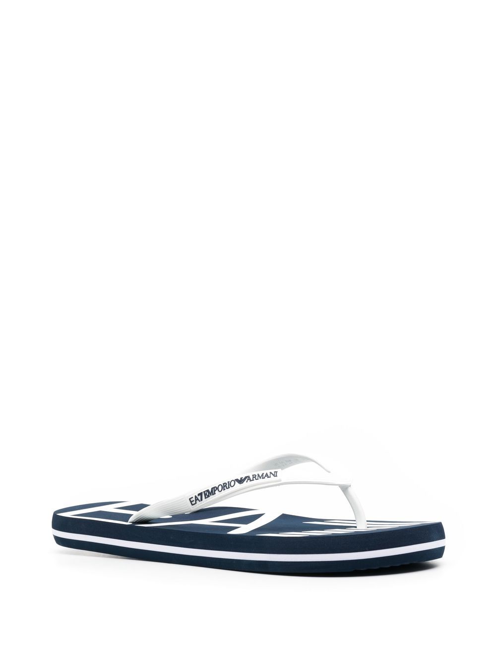 Ea7 Logo Flip Flops - Banlieue91 -