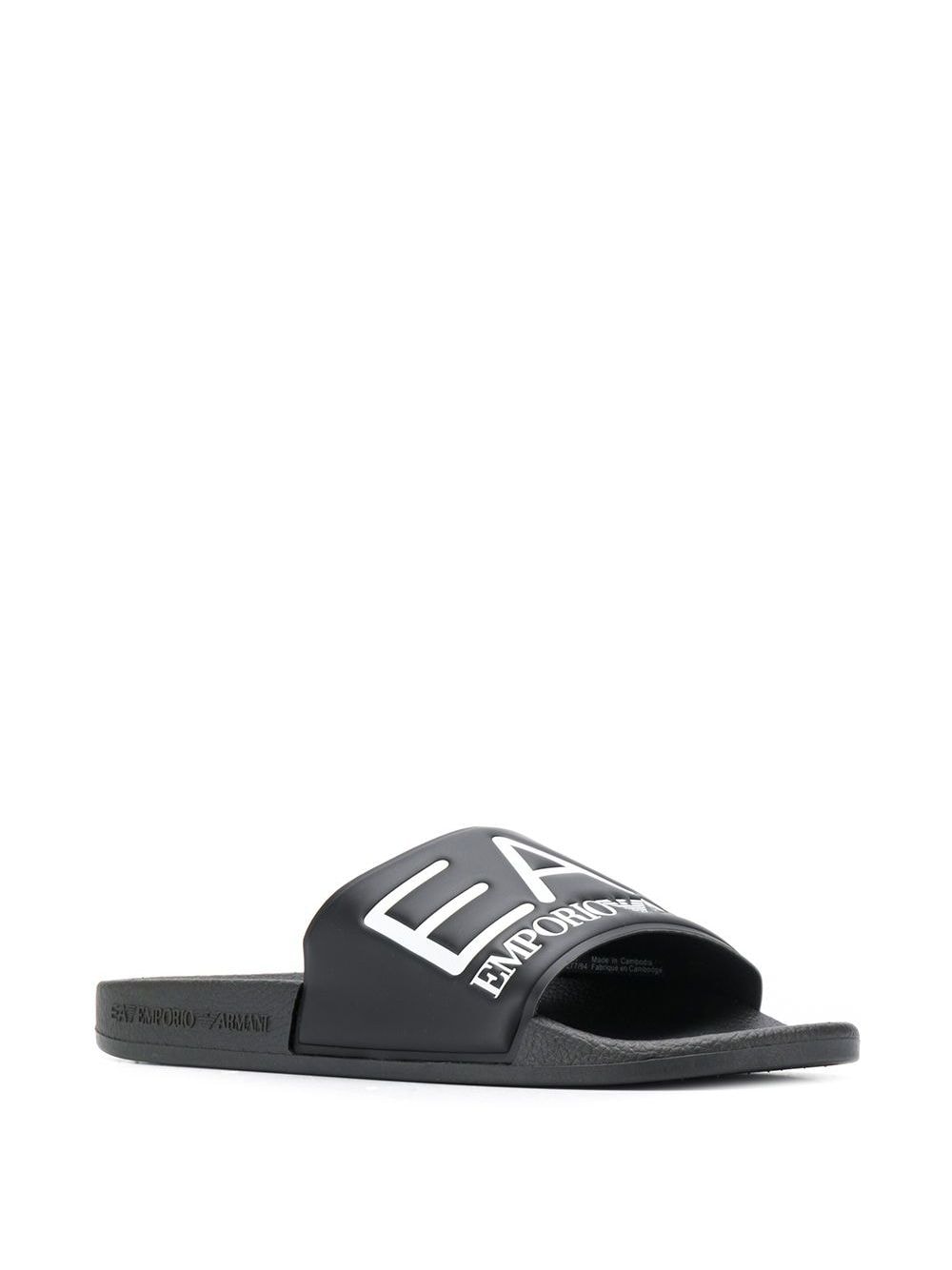 Ea7 Logo Pool Slides - Banlieue91 -