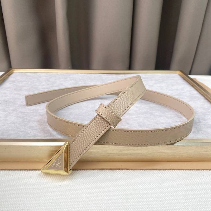 Prada Saffiano leather belt 'Sand Beige' - Banlieue91