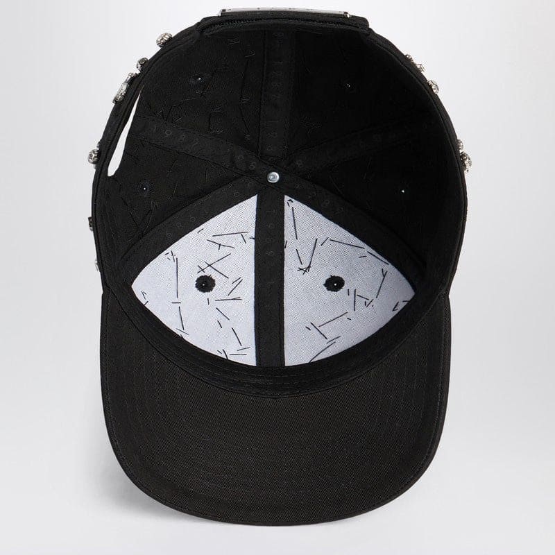 1989 STUDIO Premium Cotton Crystal-Embellished Black Baseball Cap with Adjustable Fit | Banlieue91