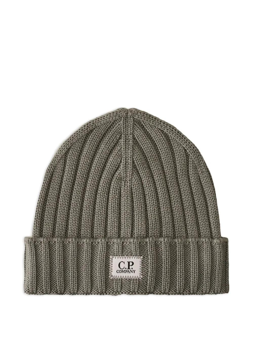 C.P.COMPANY Ribbed Wool Beanie Hat for Men - Banlieue91 -