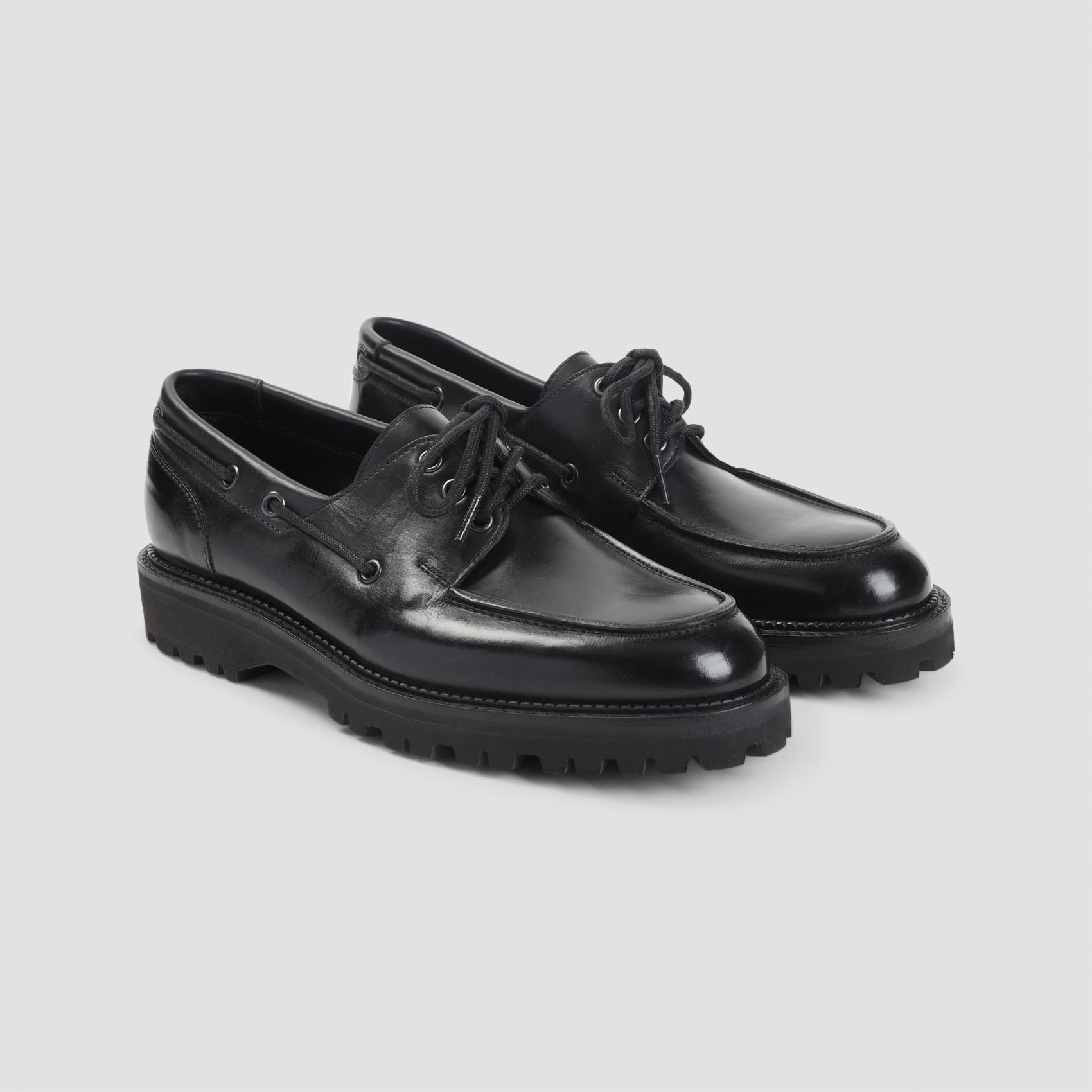 JOHN LOBB Leather Derbies for Men - Round Toe Design - Banlieue91 -