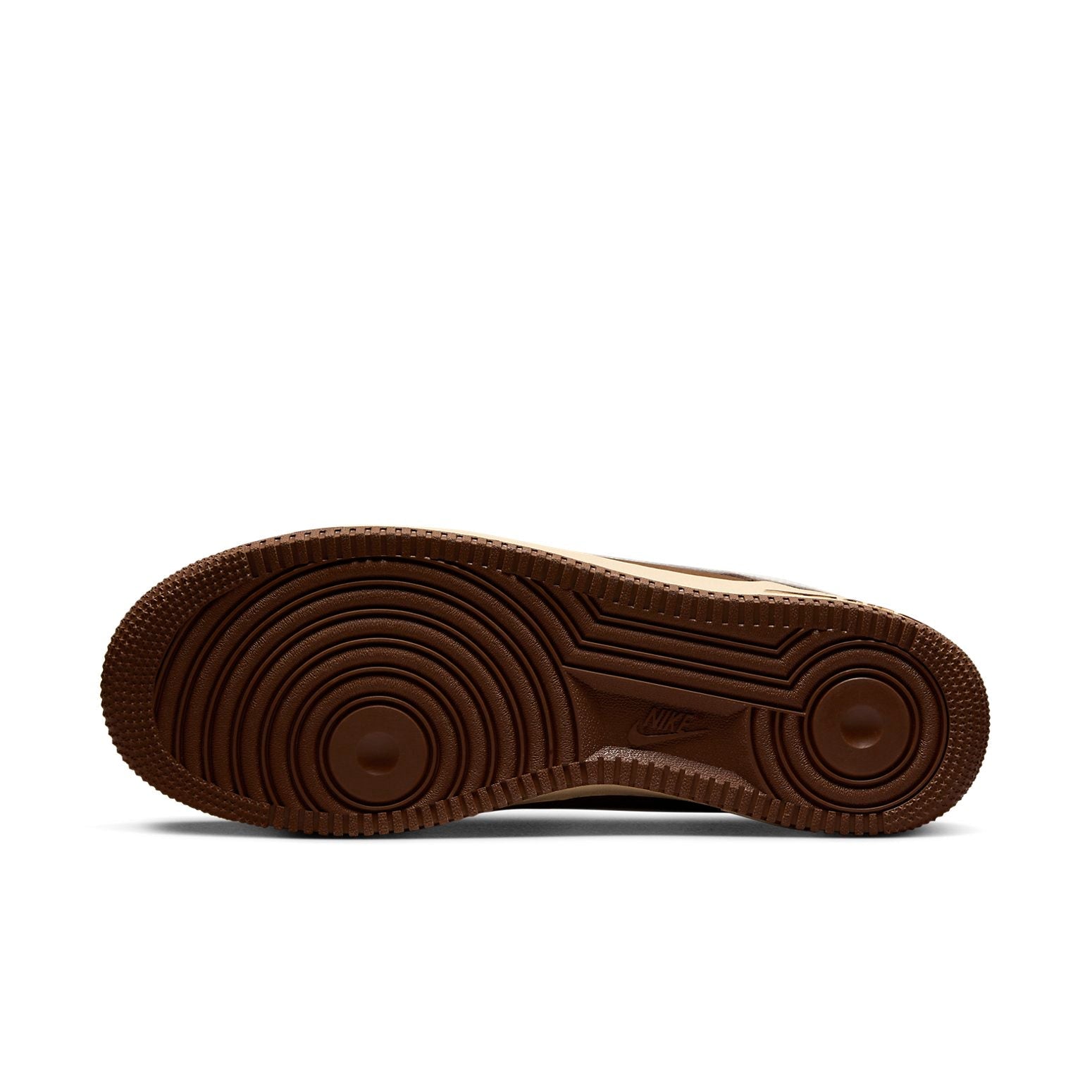 Lifestyle shot of the Air Force 1 '07 'Cacao Wow' styled with casual wear, highlighting its versatile design.