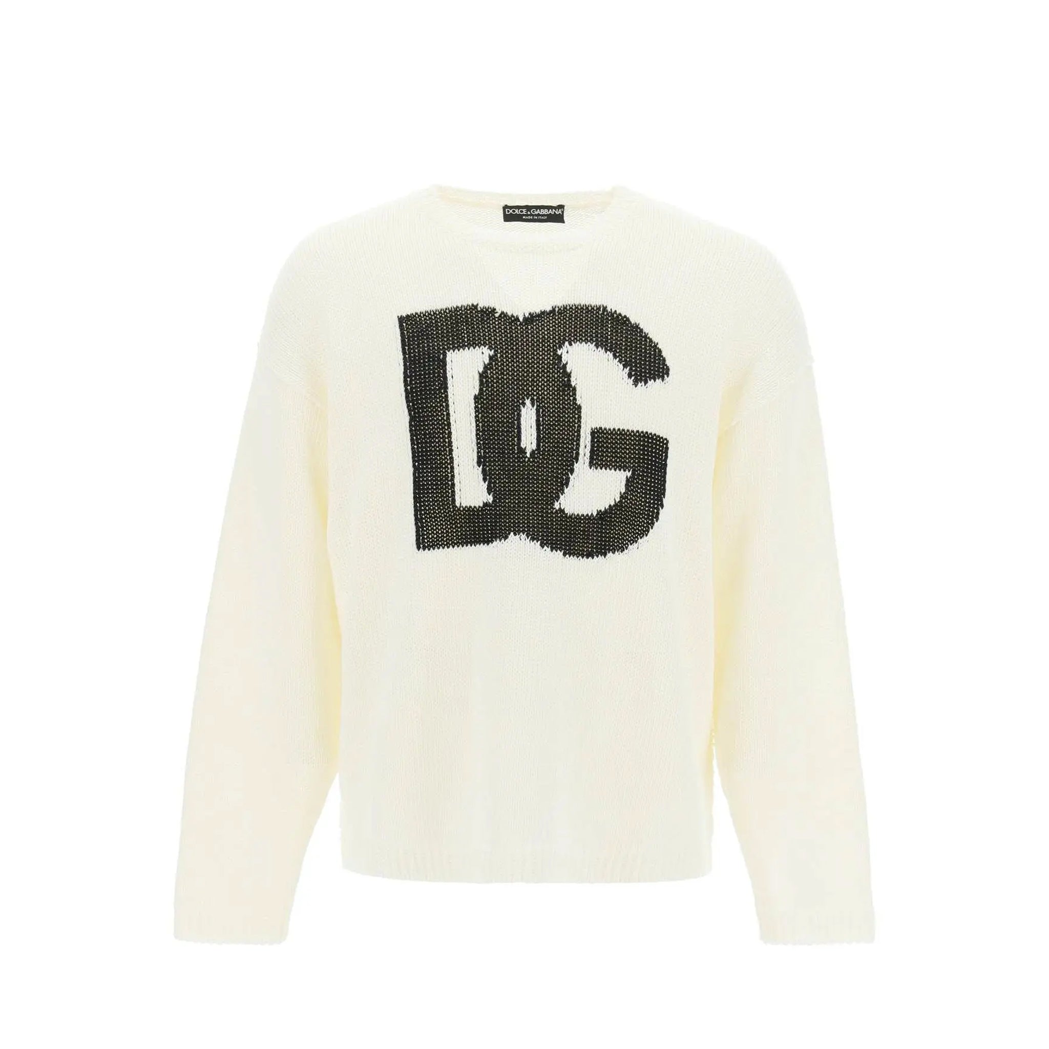 Dolce & Gabbana Linen Logo Sweater - Banlieue91 -
