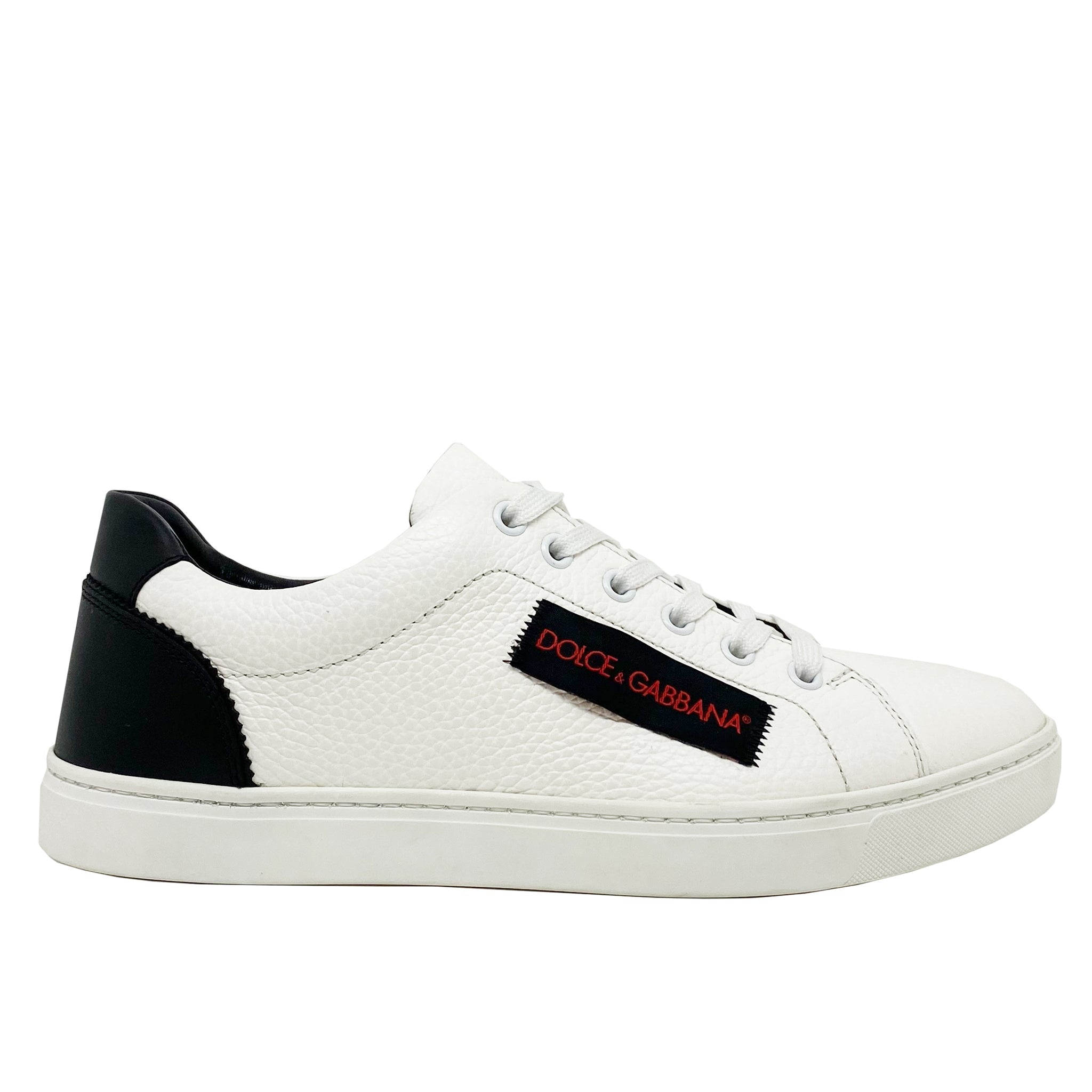 Dolce & Gabbana Logo Leather Sneakers - Banlieue91 -