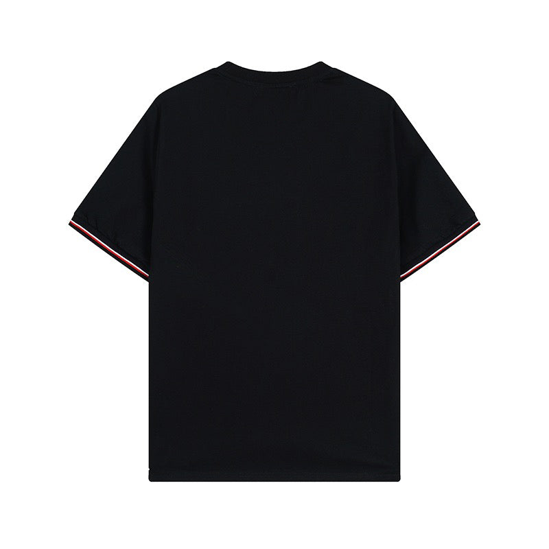 Thom Browne T-Shirt Without Collar 'Black' - Banlieue91