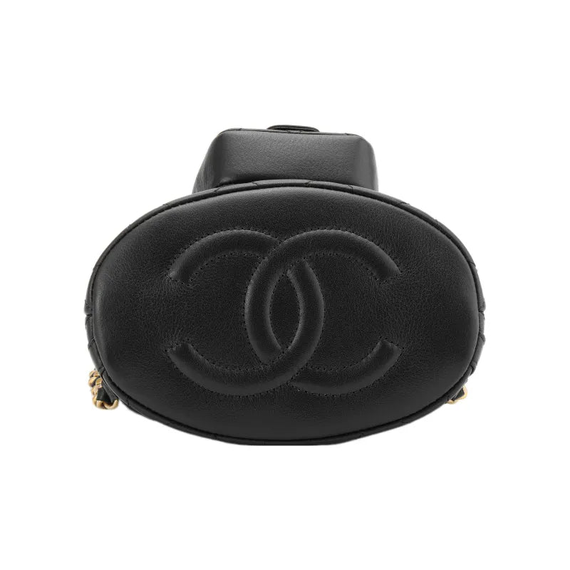 CHANEL Small Drawstring 23A Bucket Black - Banlieue91