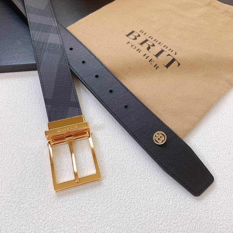 Burberry Leather Vintage Belt - Banlieue91