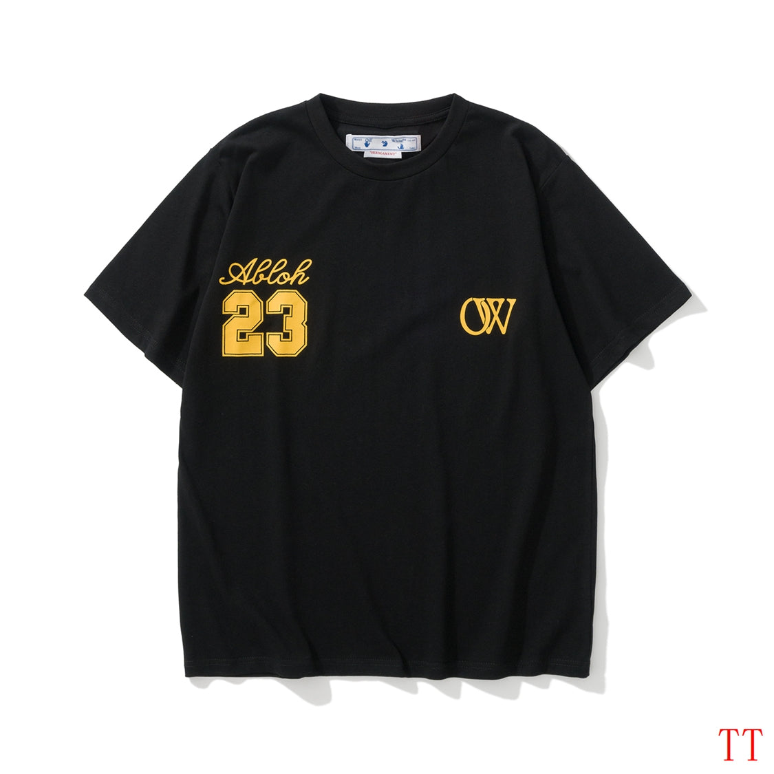 Off-White 23 T-Shirt Without Collar 'Black' - Banlieue91