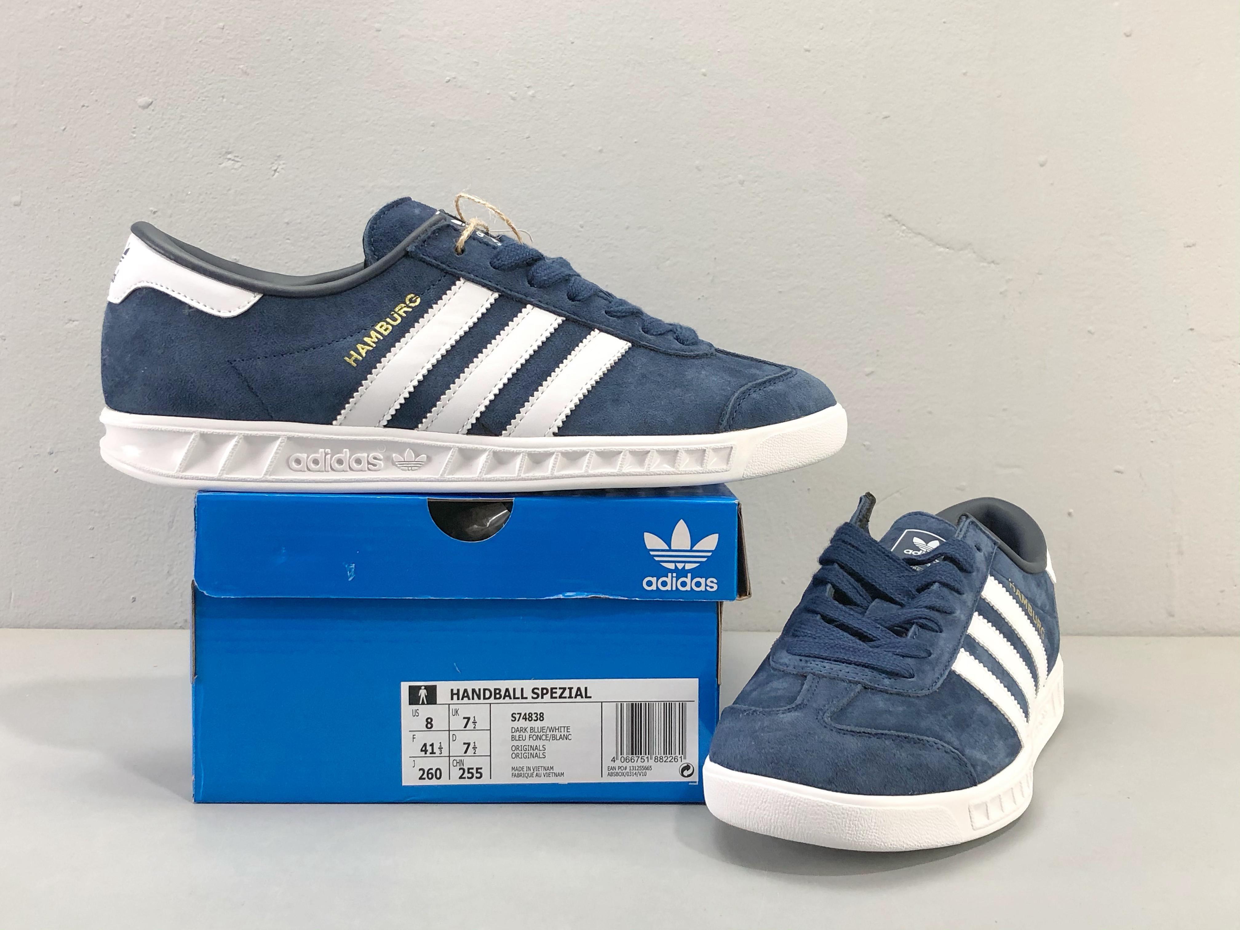 Adidas Originals Hamburg 'Dark Blue White' - Banlieue91