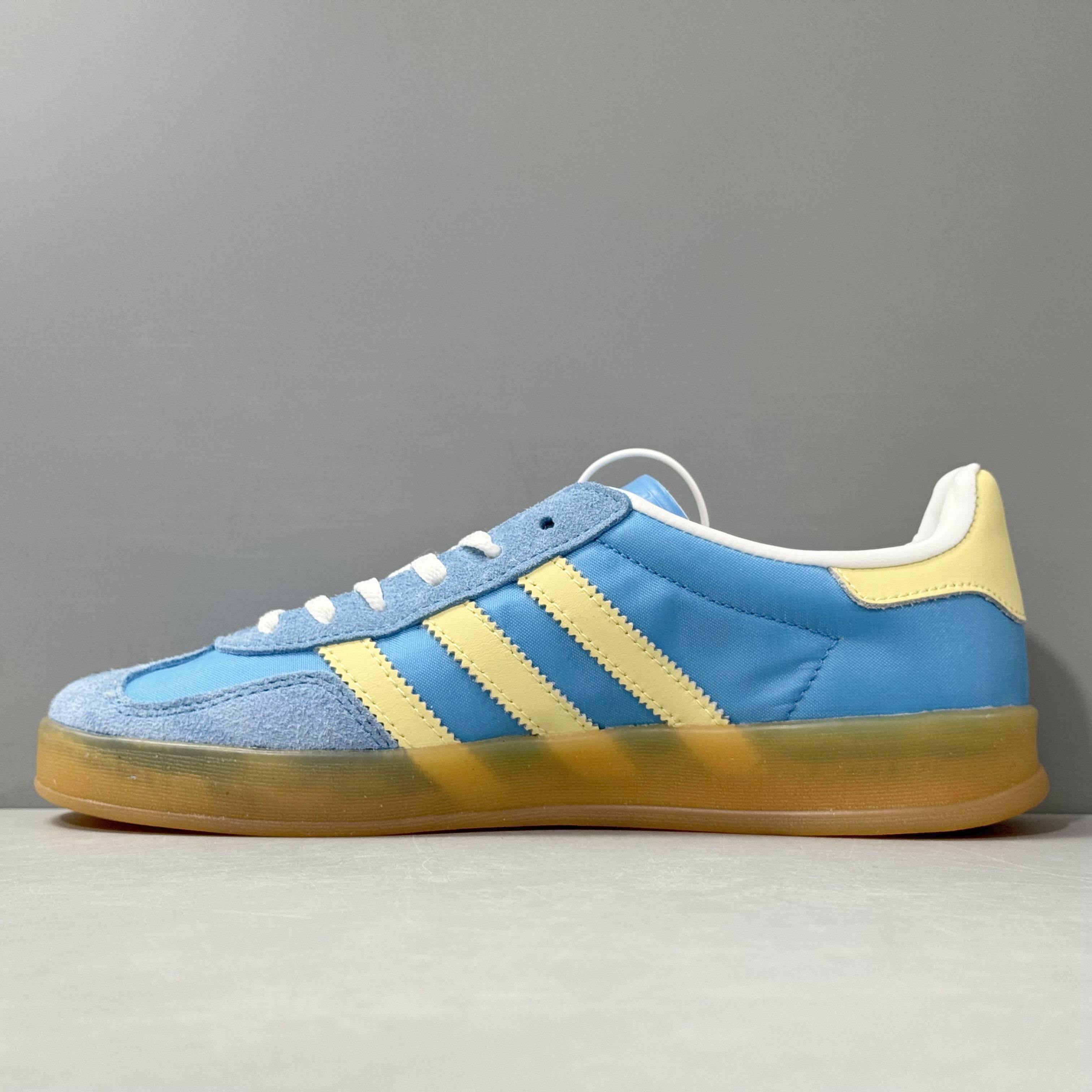 Adidas Originals Gazelle Indoor 'Blue Burst Yellow' - Banlieue91