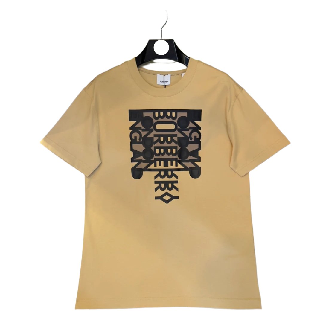 Burberry T-Shirt Without Collar 'Beige' - Banlieue91