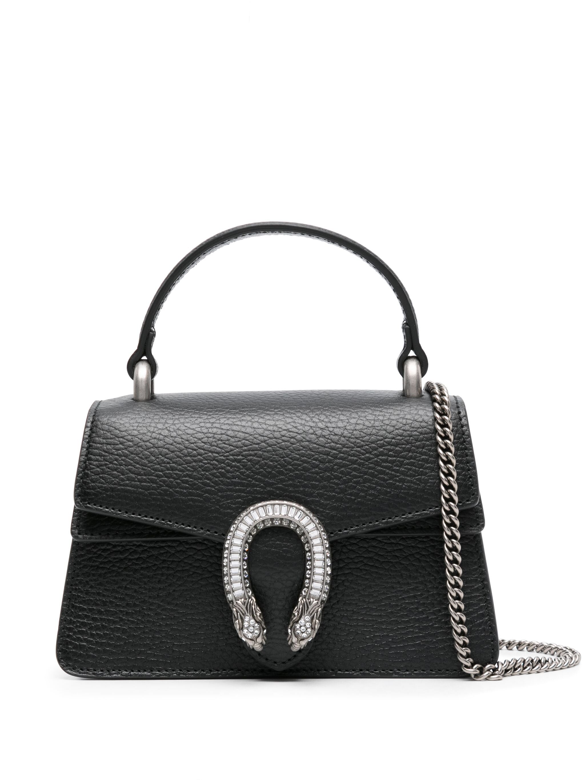 GUCCI Dionysus mini embellished textured-leather tote - Banlieue91