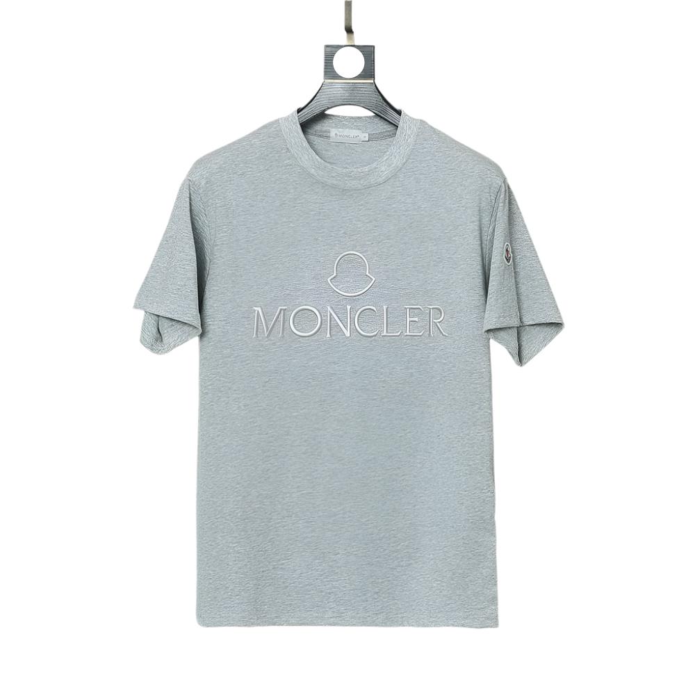 Moncler T-Shirt Without Collar 'Grey' - Banlieue91